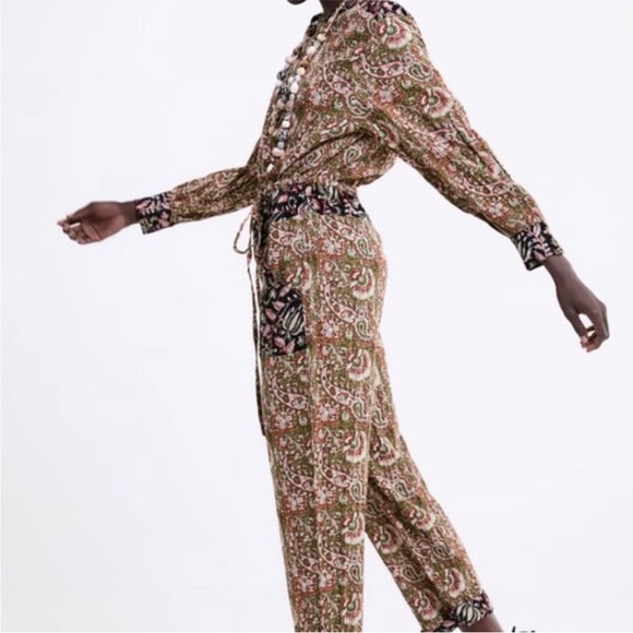 Zara printed jumpsuit - Picture 3 of 7